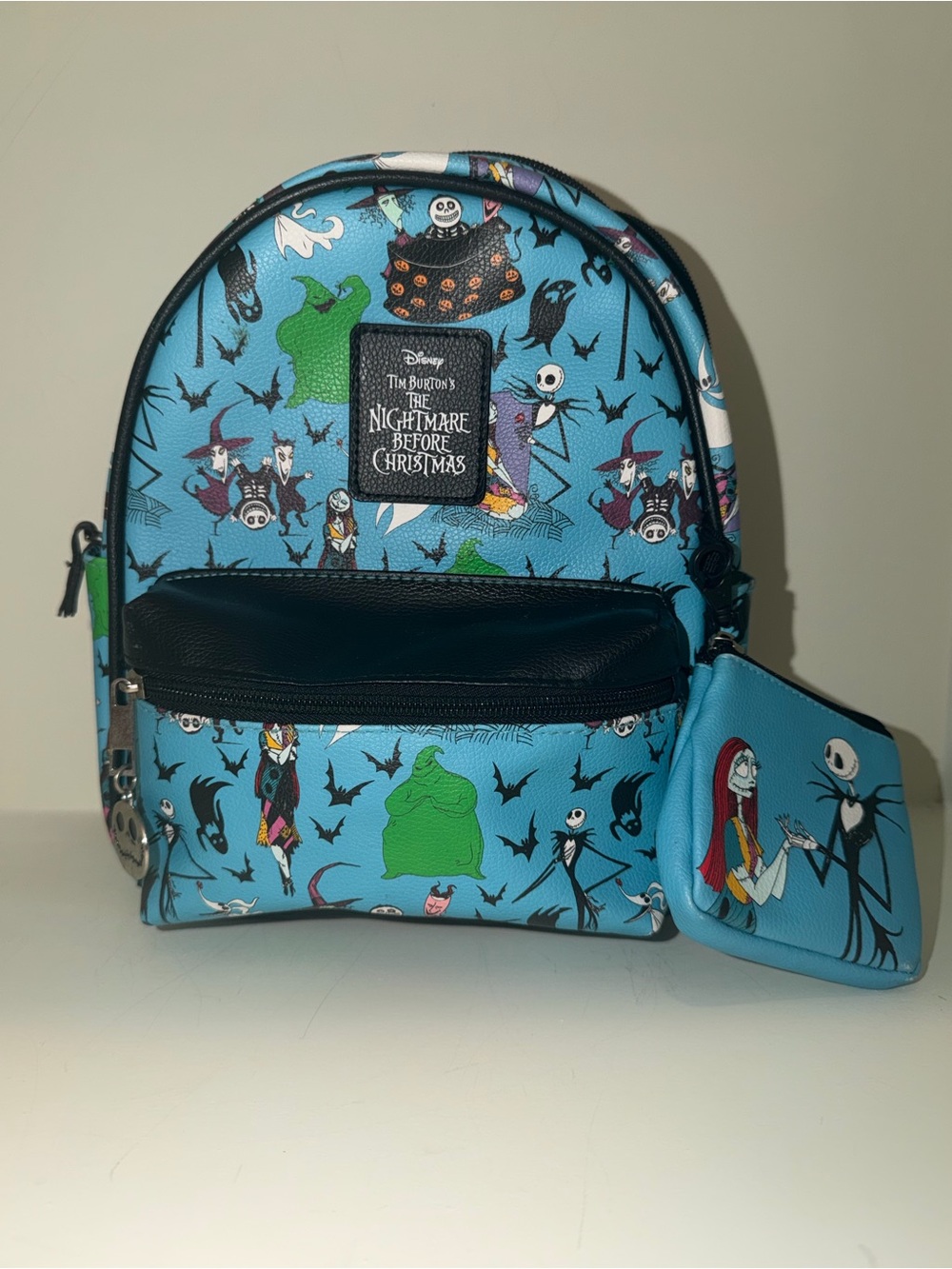 Disney The Nightmare Before Christmas Teal Mini Backpack